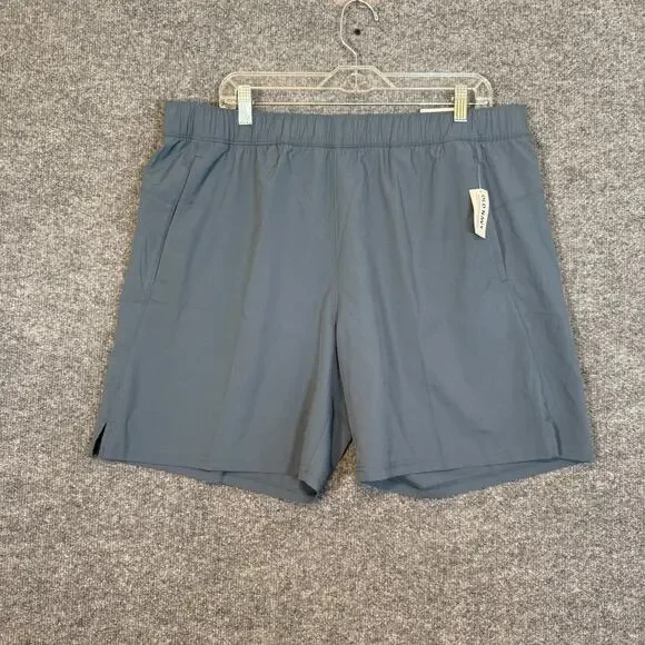 Old Navy‎ Shorts Mens XL Blue Performance Stretch Comfort Pull On NEW - Picture 2 of 8